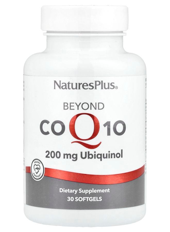 NaturesPlus Beyond CoQ10 200 mg 30 Softgels - Image 1