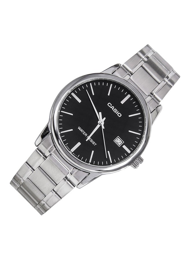 CASIO Women Water Resistant Analog Watch LTP-V002D-1A - 25 mm - Silver - Image 3