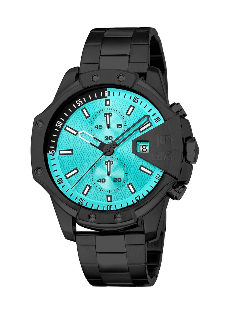 Just Cavalli Men's Round Shape Stainless Steel Wrist Watch JC1G285M0035 - 45 Mm - Image 1