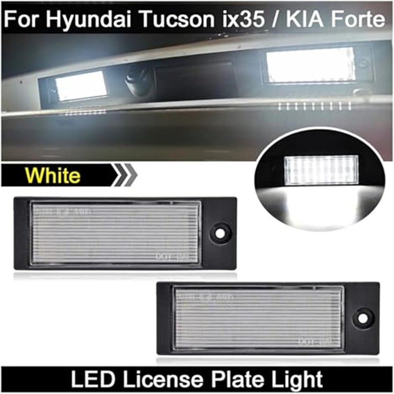 DEMULAX 2Pcs White License Plate Light for Hyundai and Kia - Image 3