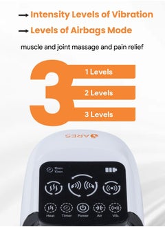 uKnee Full Knee Massager - 3D Airbag Massage, 3 Vibration Intensity Levels, 3 Heating Levels for Joint Pain Relief And Therapy - pzsku/ZF25ADB3FC70DC275EC94Z/45/_/1726214151/156983fa-6c45-4856-a1fe-0661a851a3af