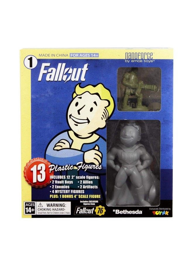 Toynk مجموعة مجسمات Army Builder من سلسلة Fallout Nanoforce 1، المجلد 1؛ Vault Boy؛ Nuka Cola؛ مجسمات ألعاب قابلة للتجميع بإصدار خاص؛  - Image 3
