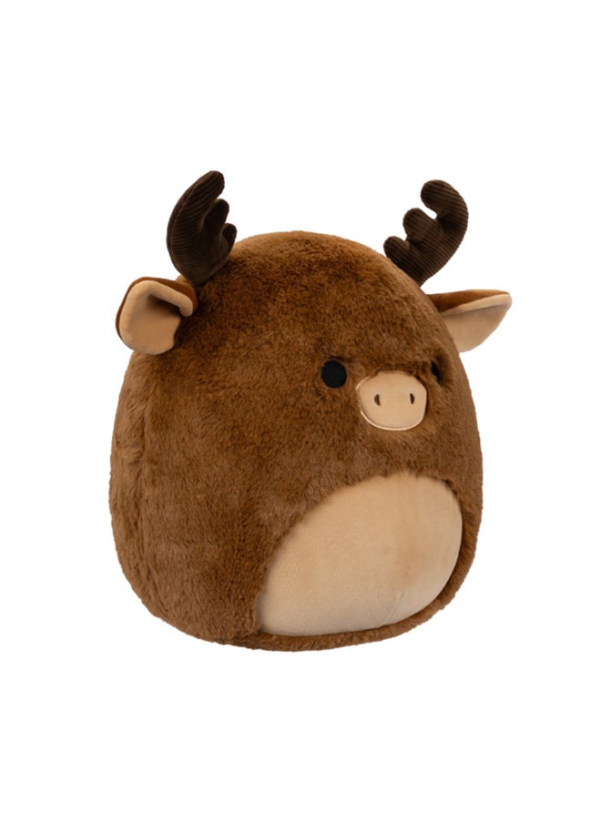 Squishmallows 12 inch Maurice Brown Moose Fuzzamallow , Officially Licensed Kellytoy Plush Toy, Colorful Soft Toy, Gift for Kids, Girls & Boys Washable Squishy Stuff Toy Multicolor All Age  - Image 2