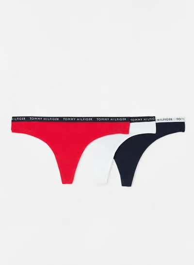 تومي هيلفيغر Recycled Cotton Thongs (Pack of 3)