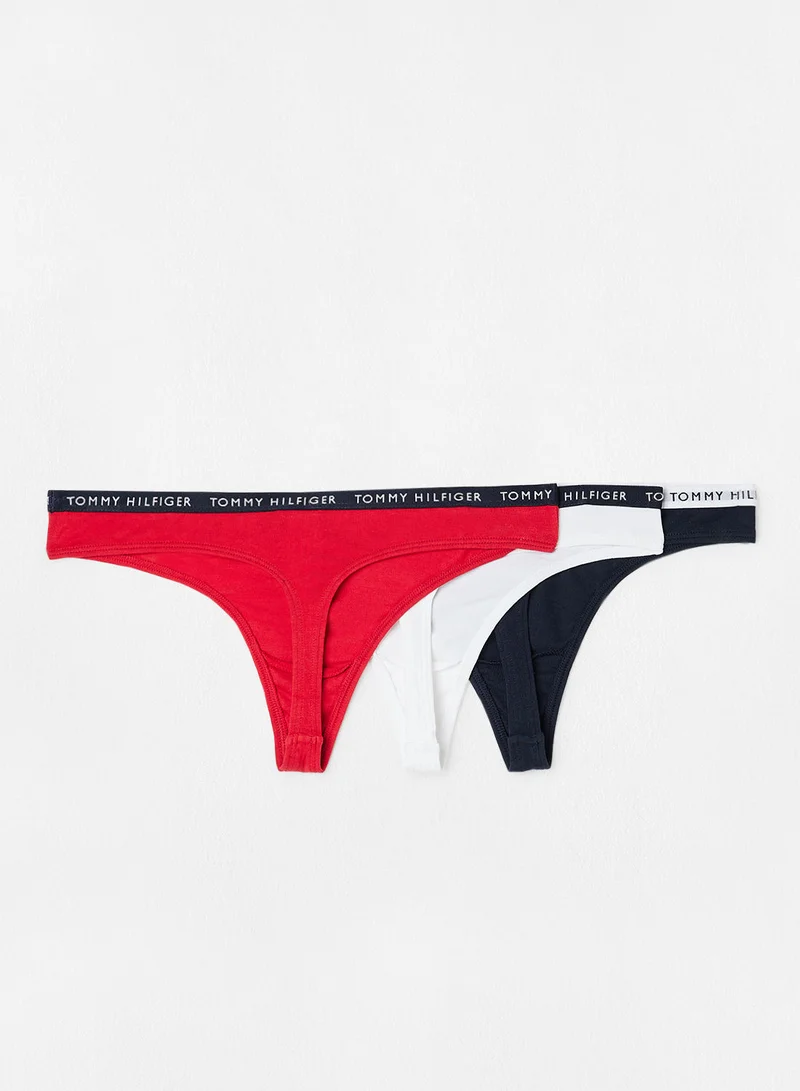 تومي هيلفيغر Recycled Cotton Thongs (Pack of 3)