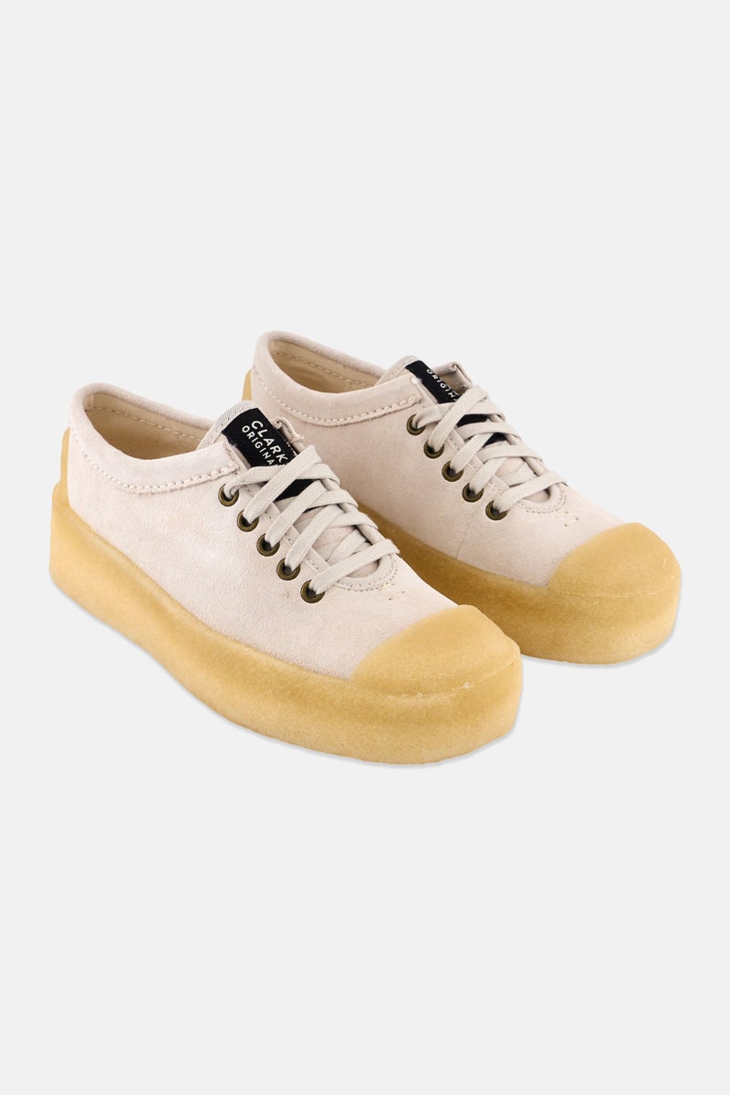 clarks Women Standard Tor Hoop Lace Up Casual Shoes, Off White  - Image 1