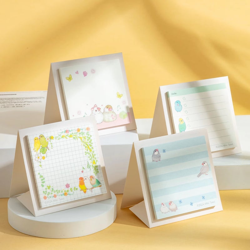 JD Jing Zao MASMARCU Morning Light Stationery Sticky Notes High-Quality Adhesive Label Paper Medium Student Note Pads Simple Memo Book Smart Learning Random YS0309 - Image 5