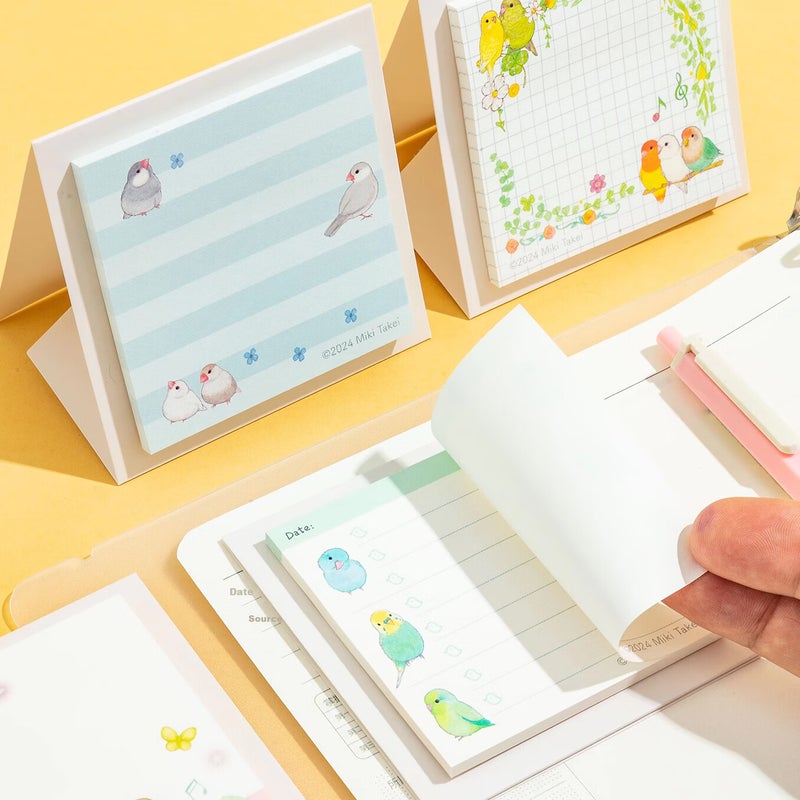 JD Jing Zao MASMARCU Morning Light Stationery Sticky Notes High-Quality Adhesive Label Paper Medium Student Note Pads Simple Memo Book Smart Learning Random YS0309 - Image 3