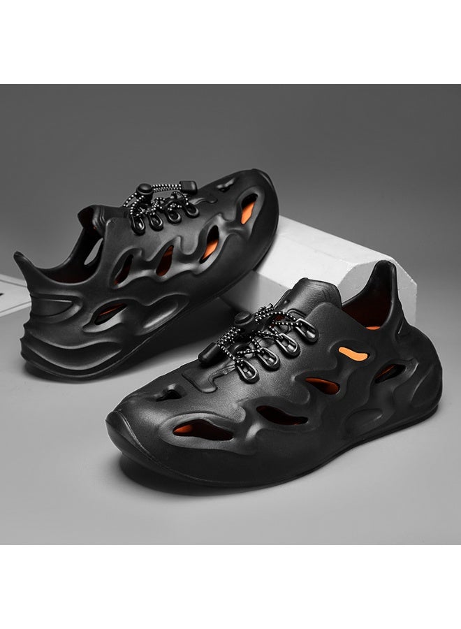 NIBEMINENT Men's Outdoor Sports Sandals Thick Bottom Summer  Style Beach Slippers Anti-Slip Casual Shoes for Adult Men - Image 3