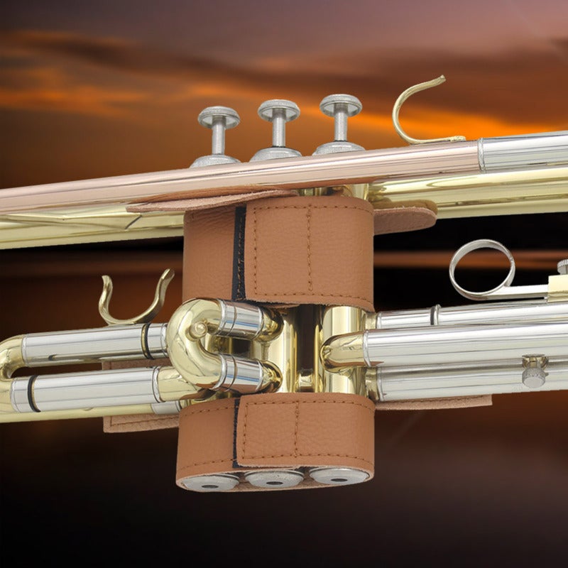 Trumpet Protective Cover: PU Leather, Universal Fit, Anti-Scratch & Erosion Protection - Easy Install Hook-And-Loop Closure, Warm Hand Grip For Trumpet Players, Brass Instrument Enthusiasts - Image 4