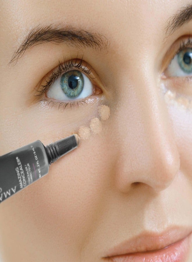 اميزينغ كوزمتكس خافي عيوب AmazingCosmetics Amazing، خافي عيوب متعدد الاستخدامات بتغطية كاملة، بيج فاتح، 0.2 أونصة سائلة - Image 3