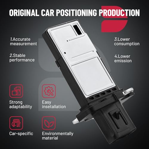 BDFHYK Mass Air Flow Sensor Meter MAF 245-1108 AF10140 3L3Z12B579BA Compatible with Ford E150/ Escape/Explorer/MKT/MKS/MKX/B2300/B3000/Grand Marquis/Milan/Sable - Image 2