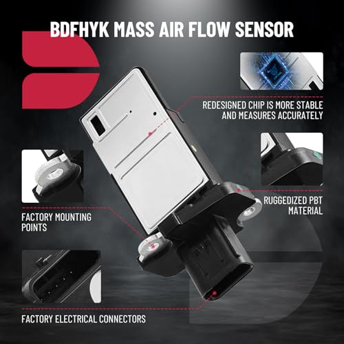 BDFHYK Mass Air Flow Sensor Meter MAF 245-1108 AF10140 3L3Z12B579BA Compatible with Ford E150/ Escape/Explorer/MKT/MKS/MKX/B2300/B3000/Grand Marquis/Milan/Sable - Image 4