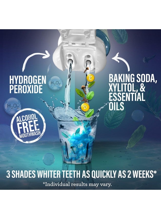 GuruNanda Teeth Whitening Dual Barrel Oxyburst Mouthwash - Alcohol & Fluoride Free, Hydrogen Peroxide to Promote Whiter Teeth - Wild Mint - 3x20 Fl Oz - Image 4