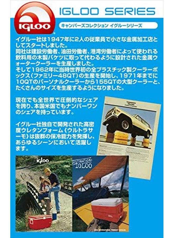 Igloo Cooler 9 Qt Laguna Red - Image 3