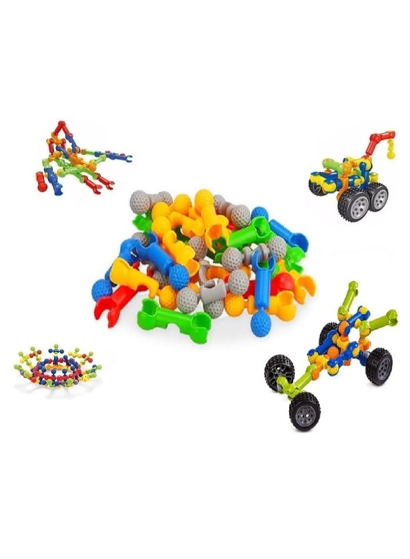 Skeleton Building Blocks 40 Pieces Educational Construction Child Development Toy Improves Creativity Fine Motor Skills Learning Activity  - Image 1