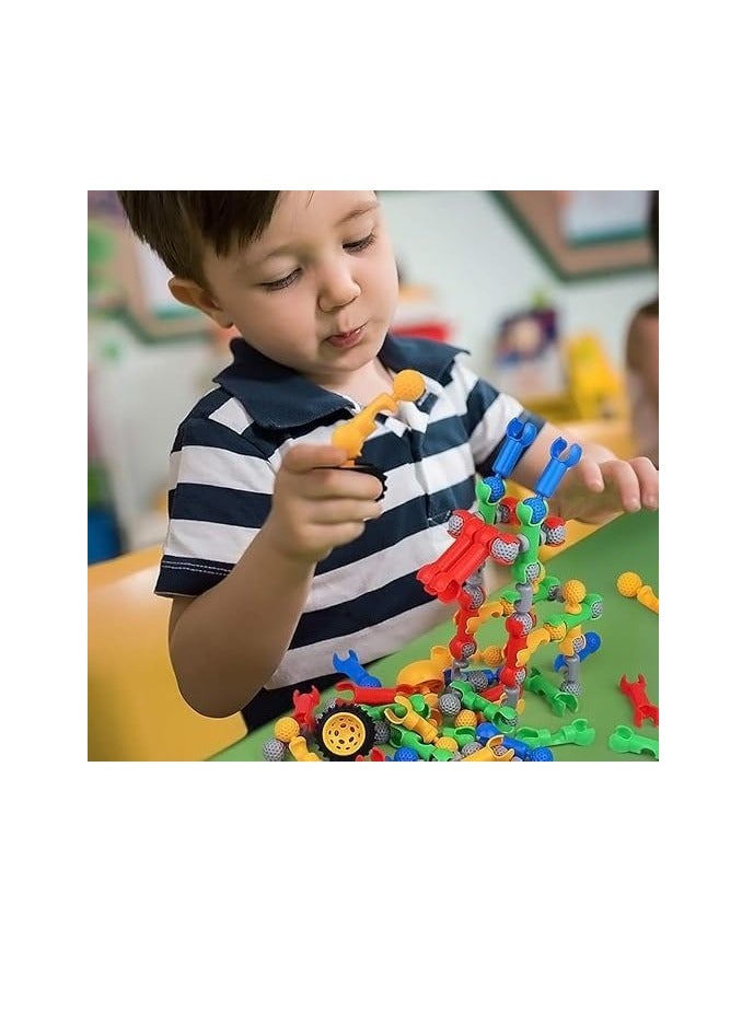 Skeleton Building Blocks 40 Pieces Educational Construction Child Development Toy Improves Creativity Fine Motor Skills Learning Activity  - Image 2