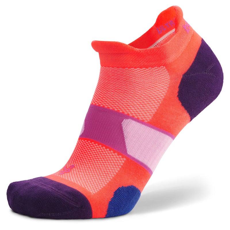 Balega Unisex Ultraglide Cushioning Performance No Show Athletic Running Socks (1 Pair), Orange, Small - Image 1