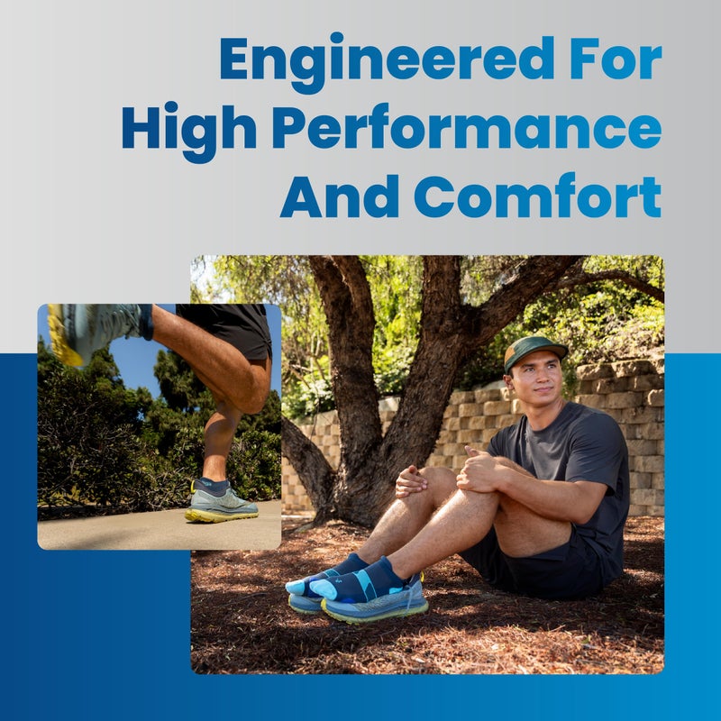 Balega Unisex Ultraglide Cushioning Performance No Show Athletic Running Socks (1 Pair), Orange, Small - Image 3