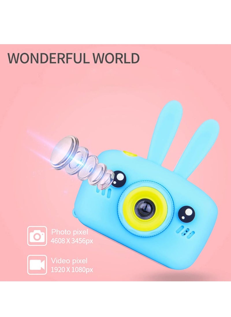 JAJEEK Kids Camera – HD Video Camcorder for Boys & Girls, 2.0 Inch Screen, Rechargeable, Perfect for Children Ages 3-10, Ideal for Birthday and Christmas Gifts (White 16GB / Blue 8GB)  - Image 3