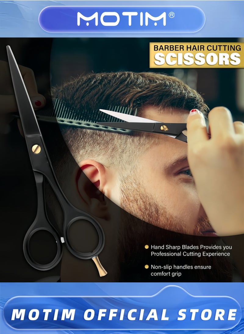 Motim Professional Hair Cutting Scissors,Japanese 440C Stainless Steel 5.5 inch, for Hair for Women Men Kids - Image 2