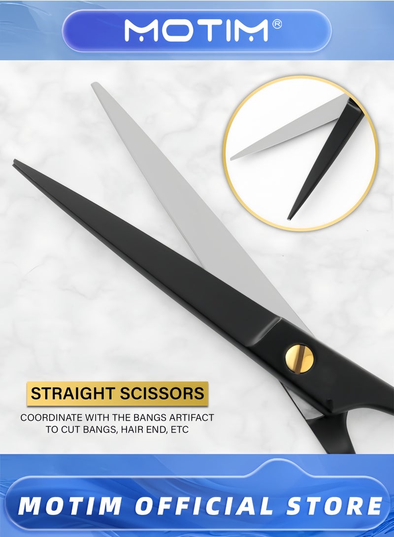 Motim Professional Hair Cutting Scissors,Japanese 440C Stainless Steel 5.5 inch, for Hair for Women Men Kids - Image 3