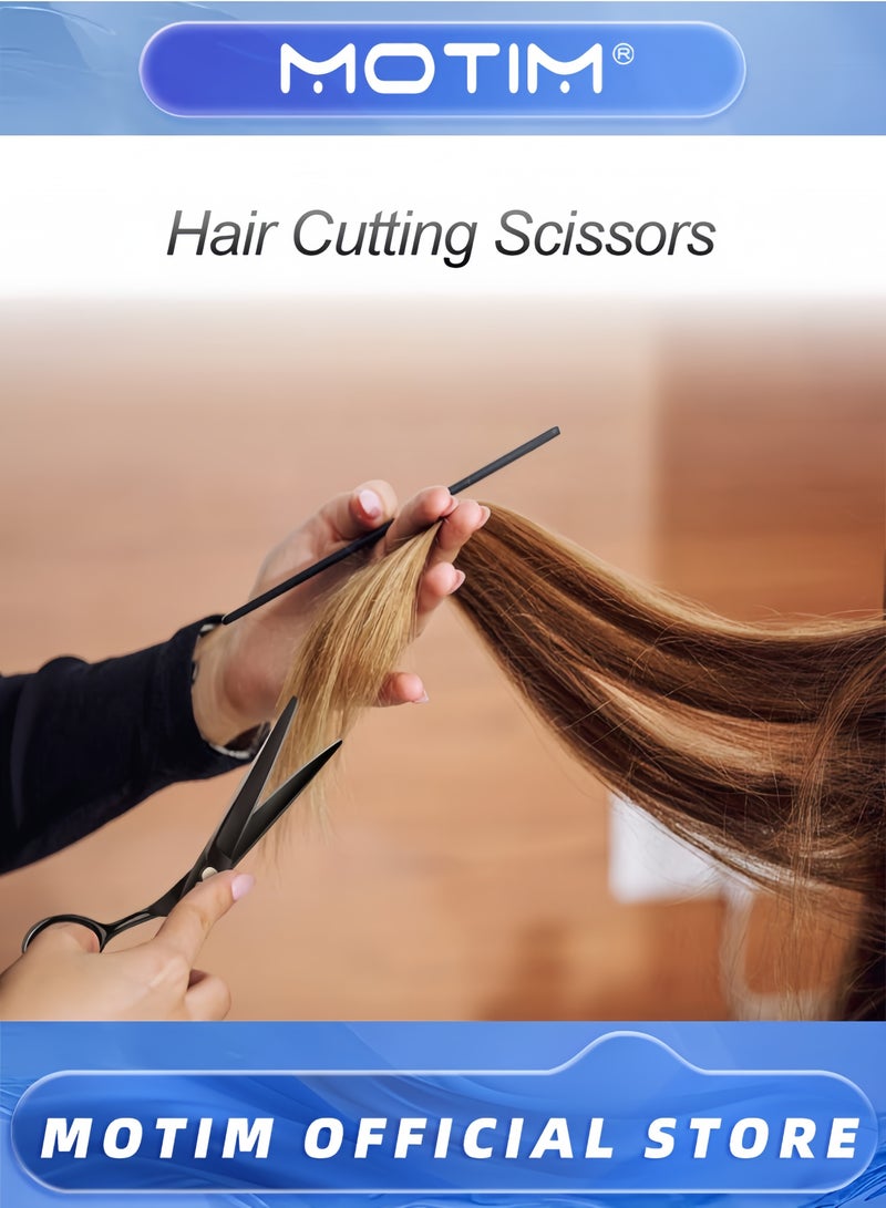 Motim Professional Hair Cutting Scissors,Japanese 440C Stainless Steel 5.5 inch, for Hair for Women Men Kids - Image 5