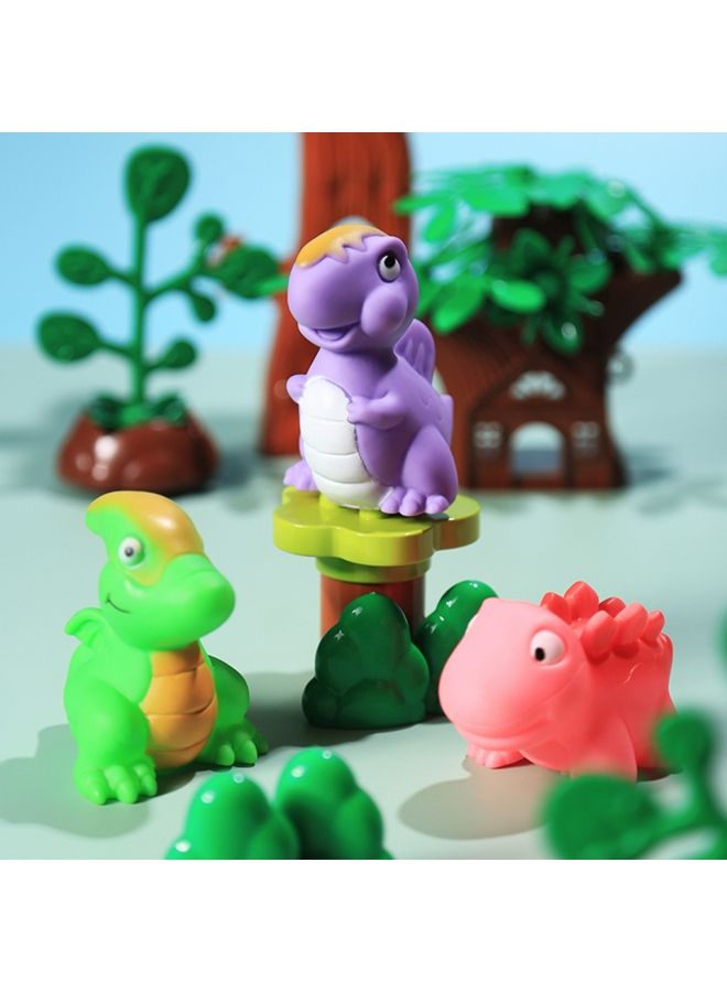 NIBEMINENT 6-Piece Dinosaur Design Bath Toy Set - Image 3