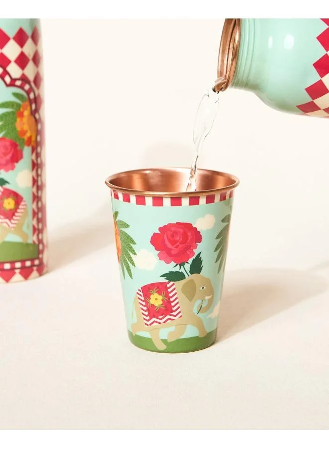 Chumbak Royal Tusker Copper Tumbler, 350 ml | Palace Memoirs