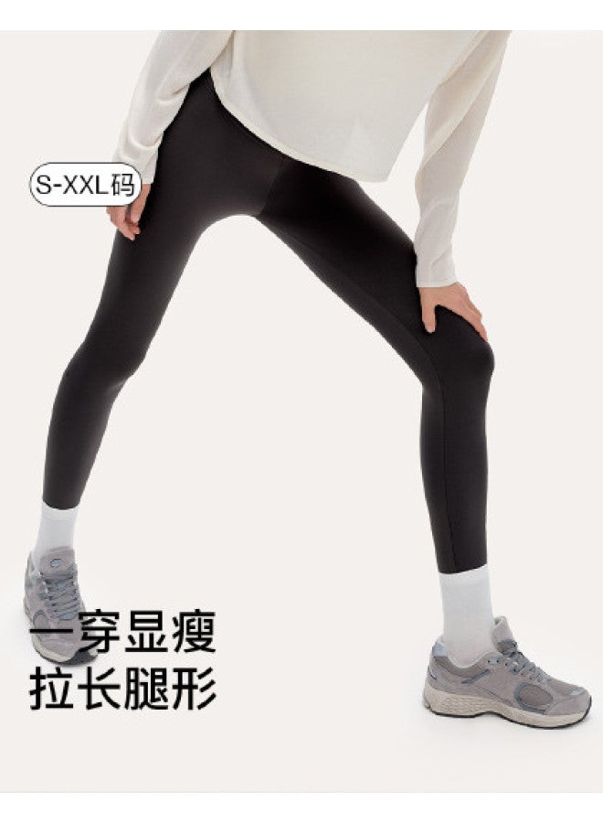 ubras Soft Air-Layer Brushed Tummy Control Leggings, Slimming, Comfortable, Wearable As Outerwear, Women'S Tight Pants - Image 1