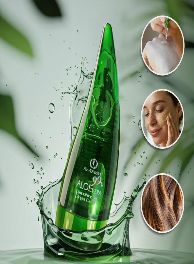 حمامة السماء جل الصبار من هيفن دوف للوجه والجسم والشعر - خفيف الوزن، بدون رائحة، معصور على البارد - ترطيب مهدئ في أنبوب مناسب للسفر - قوام غير لزج للاستخدام اليومي - Image 4