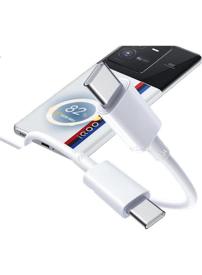 Win Potential Win Qian Compatible 120W Charging Cable For Iqoo, Fast Charging Cable For Neo9Spro+/Neo10/9Spro/Neo9/Neo8/Z8 Phones, Pd Flash Charging Cable - Image 2