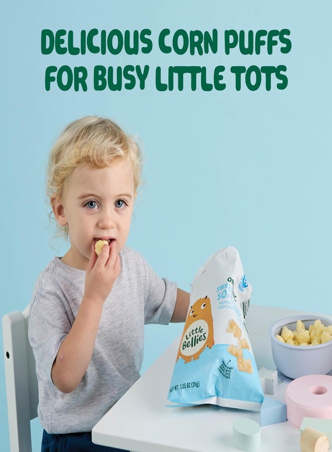 Little Bellies Organic Sweet & Salty Softcorn Toddler Snack (5 x 1.25 oz Individual Packs) - Image 4