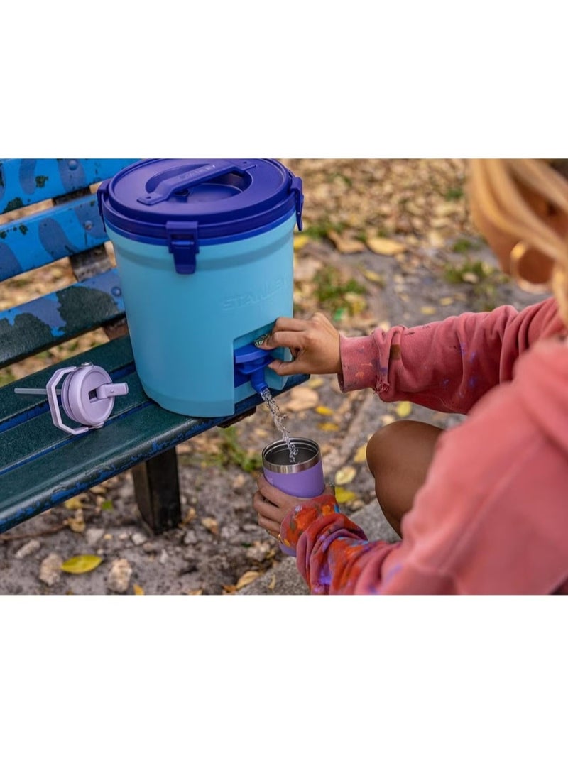 Stanley - IceFlow Stainless Steel Tumbler with Straw - Vacuum Insulated Water Bottle for Home, Office or Car - Reusable Cup with Leak-Resistant Flip Straw, Keeps Drinks Cold for 12 Hours or Iced for 2 Days, 30 oz Lavender – Durable, Stylish Hydration for On-the-Go - Image 1