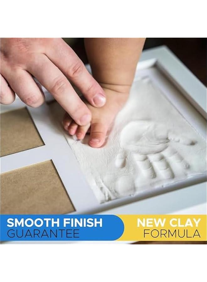 HOOKOR Baby Footprint Kit, Baby Foot and Hand Print Kit, Baby Keepsake Frame, Nursery Pictures Frames, Hand Print Mold Kit, New Mom Gifts, Baby Newborn Essentials Must Haves, Baby Shower Gifts - Image 4