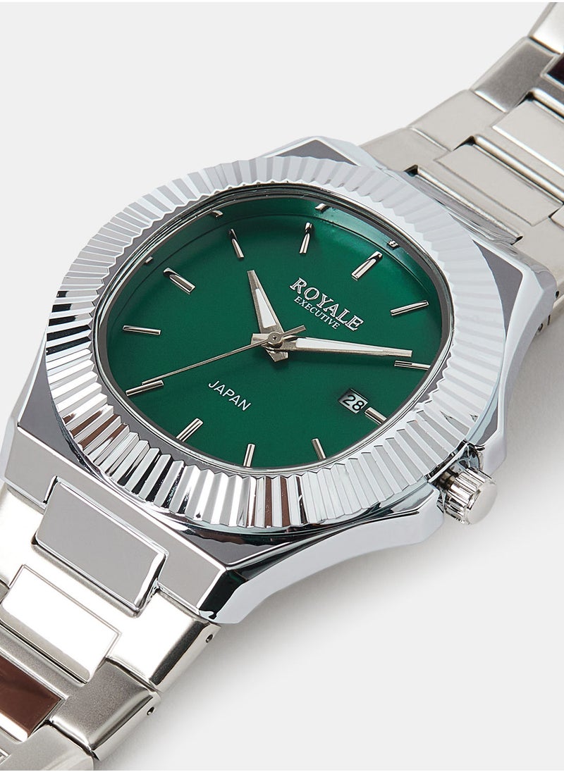 Royale - Royale Executive Men's Classic Watch W/ Date - Image 1