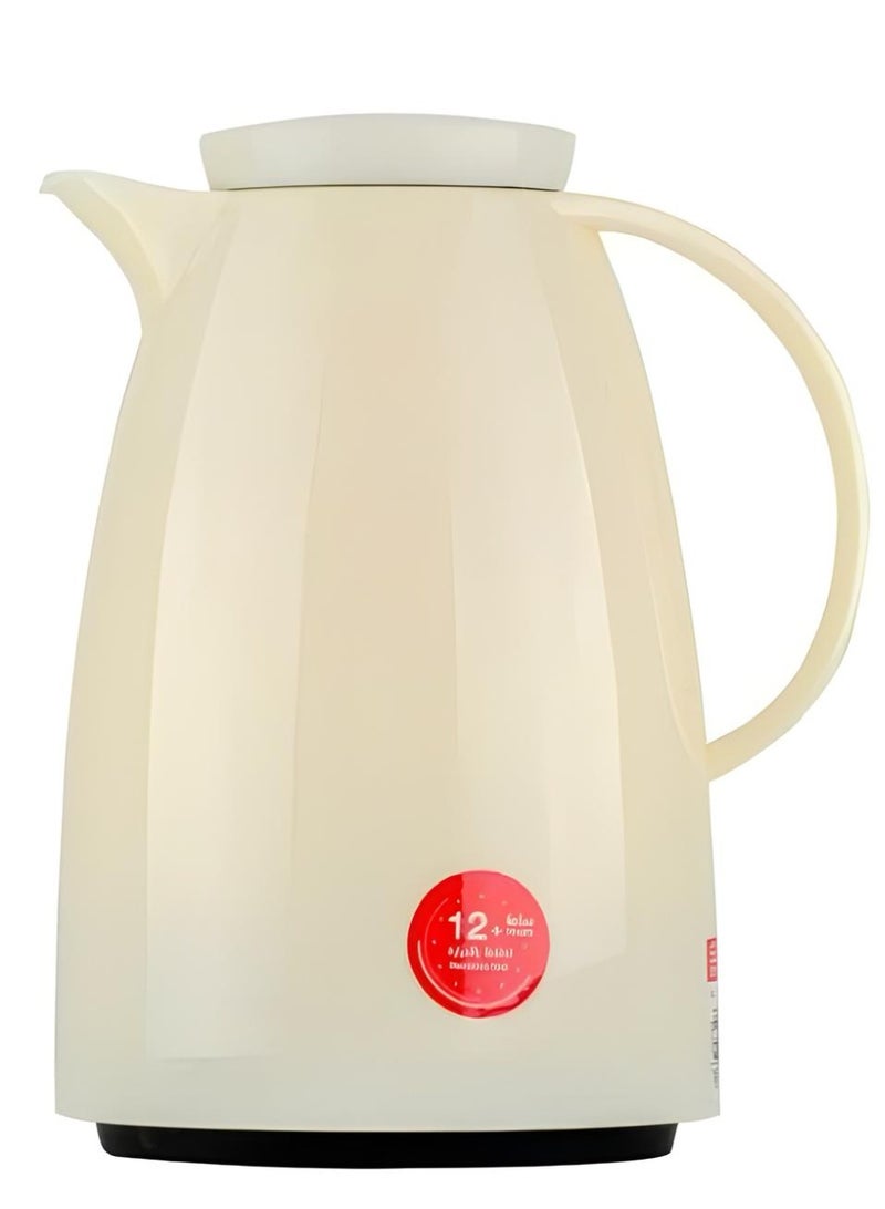 باصرة ترمس شاي و قهوه فاخر باصرة لون بيج 1 لتر - Image 2