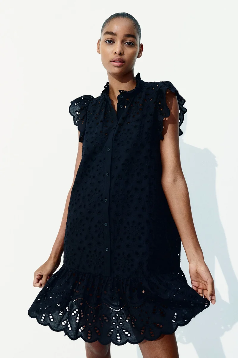 H&M Broderie Anglaise Dress