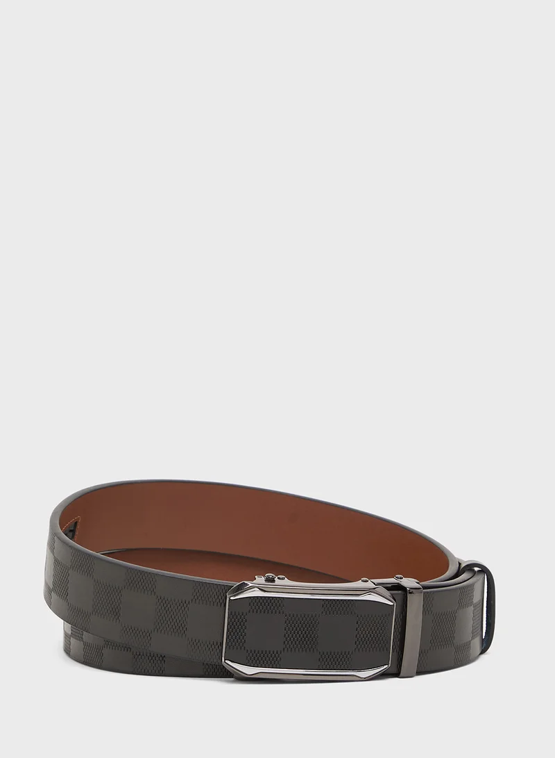 روبرت وود Genuine Leather Resizable Casual Belt