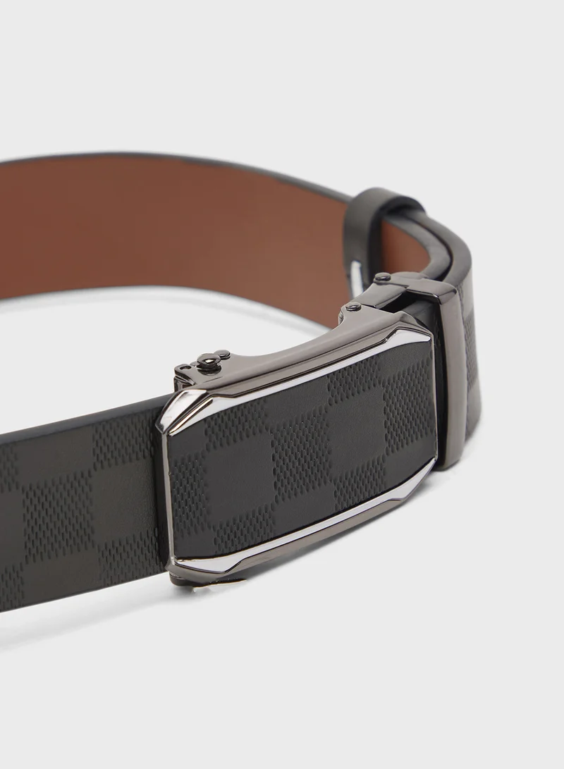 روبرت وود Genuine Leather Resizable Casual Belt