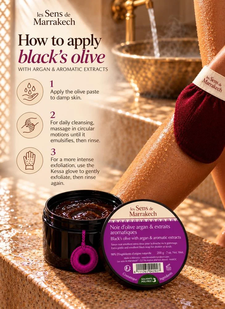 Les Sens De Marrakech  Desert Sand Body Scrub Amber & Musk 200 ml  | Best Price UAE