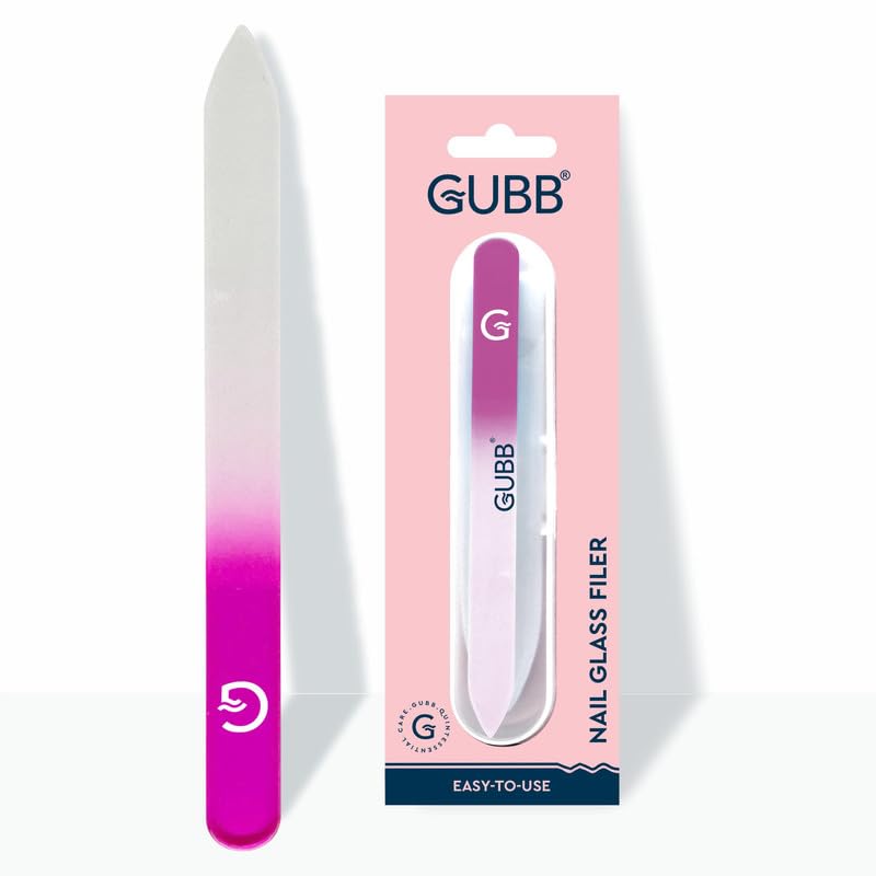 GUBB Crystal Nail Filer, Fingernail Files with Double Sided Glass Etched Filing Surface - Manicure Nail Care Tool for Women and Girl - Image 2