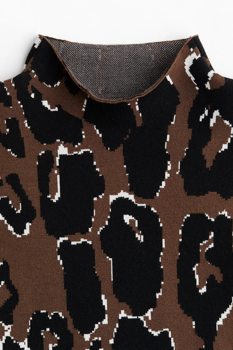 H&M Jacquard-knit turtleneck jumper