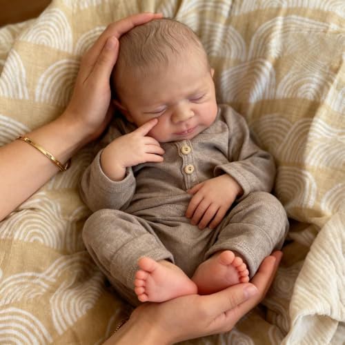 Anano Reborn Baby Dolls Silicone Full Body18 in Realistic Babys Doll Full Silicone Baby Doll Boy Lifelike Newborn Babies Real Life Reborn Dolls Posable with Accessories - Image 5