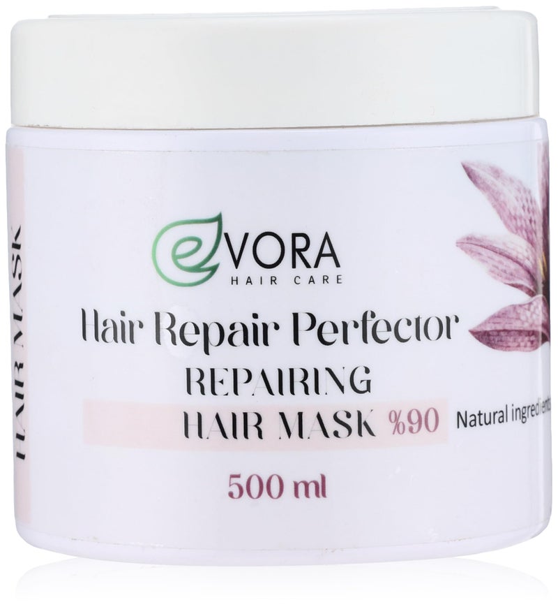 Evora Cosmetics Hair Repair Mask, Deep Moisturizing & Strengthening, For All Hair Types, 500g