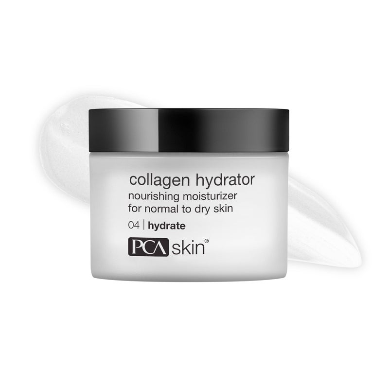 PCA SKIN Hydrating Collagen Cream for Face, Collagen Hydrator Night Cream, Hydrates and Firms Dry Mature Skin, Made with Shea Butter, Olive Fruit Oil, and Sweet Almond Fruit Extract, 1.7 oz Tub - Image 1