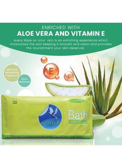 GLIDER Bed Bath Wipes Enriched With Aloe Vera And Vitamin E 40 Wipes (Pack Of 4 (40 Wipes)  - Image 4