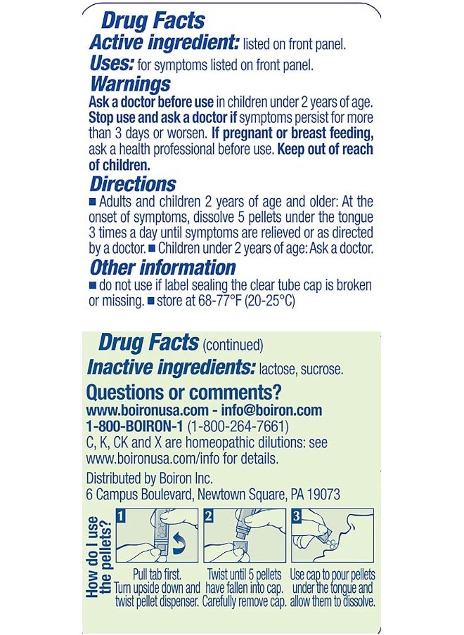 Boiron Sulphur 200C For Skin Rash 80 Pellets  - Image 2