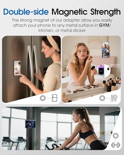 KALAPOP for Magsafe Magnet Sticker,2Pack,Magnetic Adapter Ring for Phone Cases,Mag Safe Accessories,Compatible with iPhone 17/Air/16/15/14/13,Galaxy S24/S23/Ipad/Kindle/Popsocket(White 2PCS) - Image 4