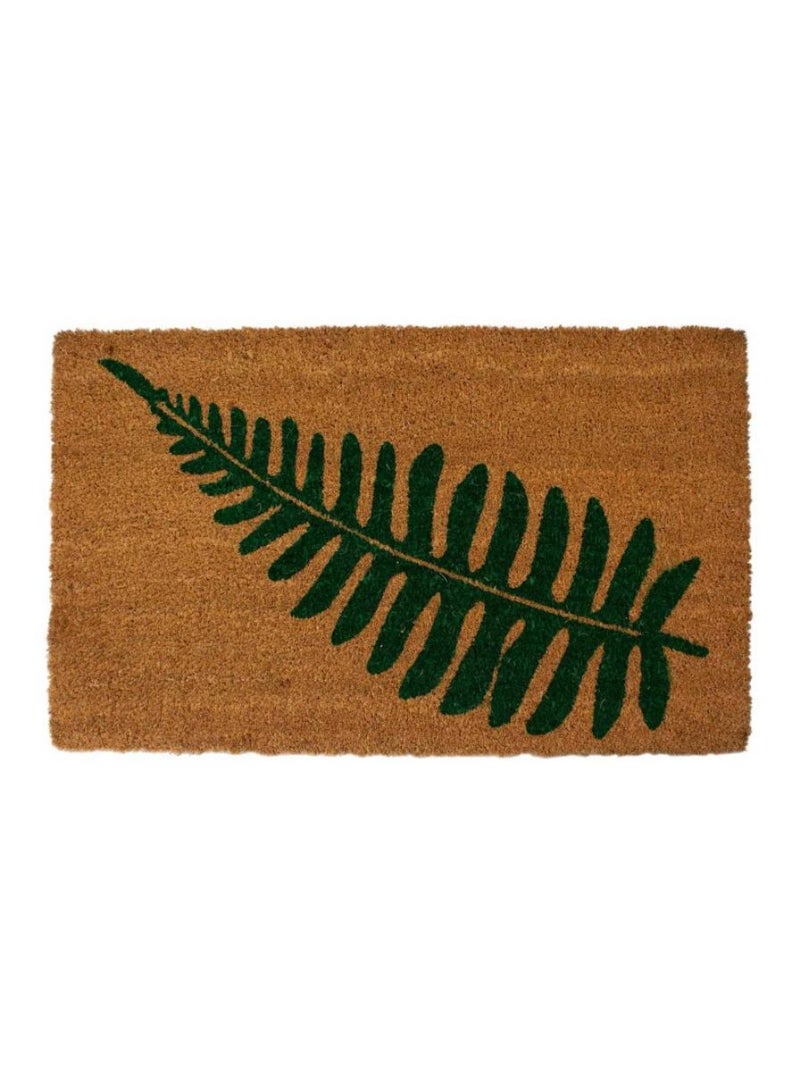 Rag N Rug Leaf Design Coir Mat 45 X 75 Cm 